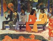 Paul Gauguin We Shall not go to market Today oil painting artist